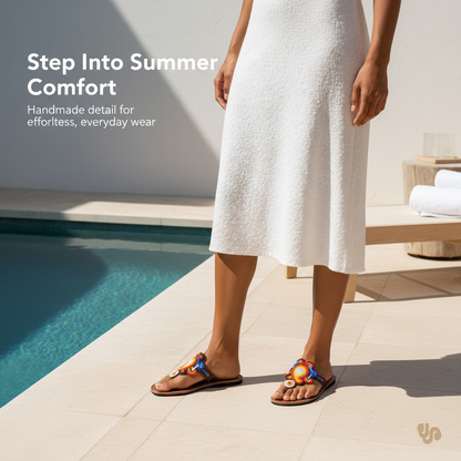 Kima Handmade Beaded Sandals