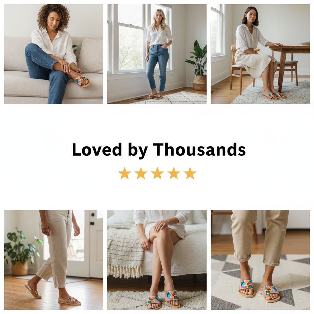 Mamba Beaded Leather Sandals